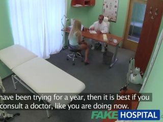 Blonde Jenna gets banged by her MD