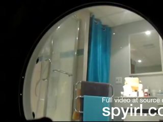 Hidden camera on washing machine