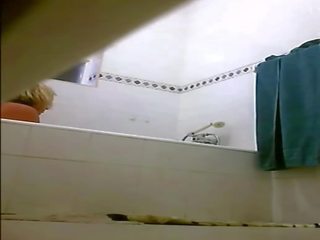 Uk MILF Bathroom Strip, Free British HD sex clip f9