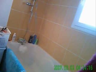 Amateur Hidden shower cam