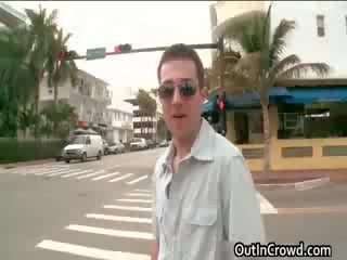 Dude gets his fine penis sucked on beach 3 by OutInCrowd