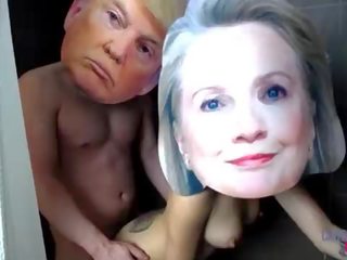 Donald trump and hillary clinton real ýyldyz sikiş film tape exposed xxx