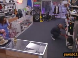 Stunner Desperate For Money Gets Slammed By concupiscent Pawn Keeper