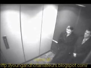 병아리 짜증 그녀의 보스 에 elevator 용 에이 지불 증가