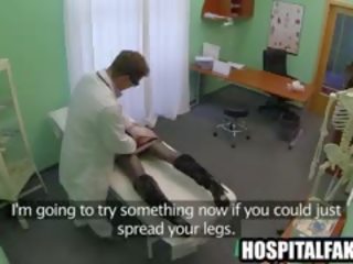 Brunette Patient Getting Her Wet Pussy Fingered