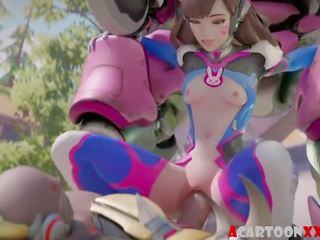 Sedusive overwatch heroes 得到 的阴户 性交, 脏 电影 82