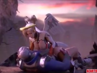 Overwatch mercy x classificado filme compilação para fans, adulto vídeo 80