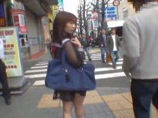 Mikan Astonishing Asian babe Enjoys Public