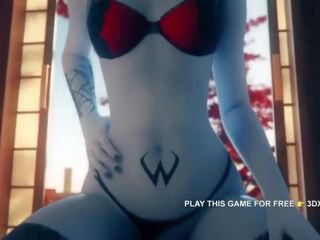 Overwatch - widowmaker erişkin video becerdin büyük ponpon kız kedi kostümü (sound)