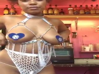 Bikini ebony barista showing all, free dhuwur definisi bayan 81