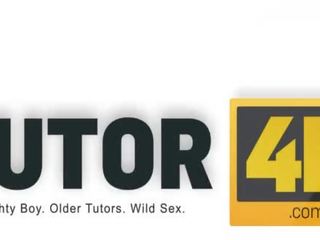 Tutor4k. Private Teacher Knows Everything and Can Even clip stripling fabulous to Drill