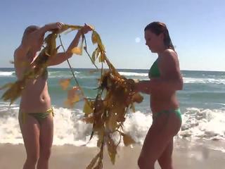 Bikinin strand babes