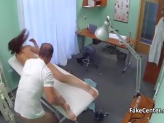 Brunette Student Fucked By medical man