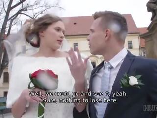 HUNT4K. Rich Man Pays well to Fuck first-rate Young cookie on her Wedding Day