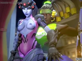 Provocative Overwatch Heroes Blowing putz and Getting Fucked
