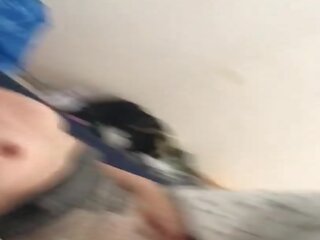 Pervcandy thinks no one watching. masturbating