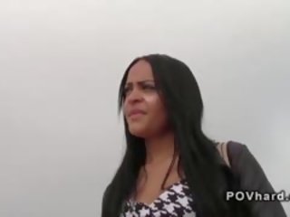 Charming Latina Takes Black dick Pov