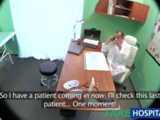 Fakehospital kaibig-ibig redhead prescribed titi sa pamamagitan ng kanya doc