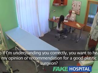 FakeHospital master sexually sets patients fears to rest that her tits