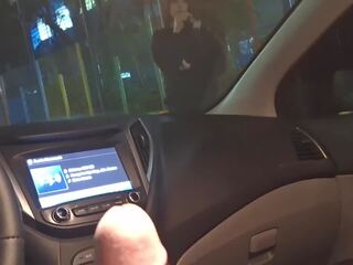 Asking the babe for Information on the Street I Took My prick out and Masturbated