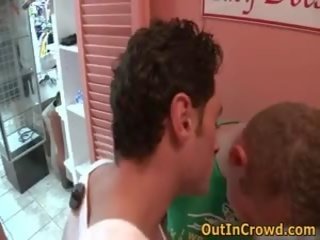 Two Gays Have Some dirty film In The Wear Shop 4 By Outincrowd