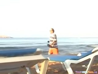 Crazy Couple Fucks In The Sea