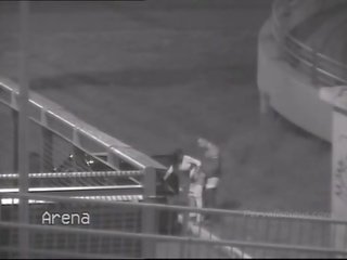 Cctv aparat fotograficzny połowy na zewnątrz x oceniono wideo romp