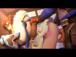 3d overwatch 고화질 후타 나리 포 편집 2017